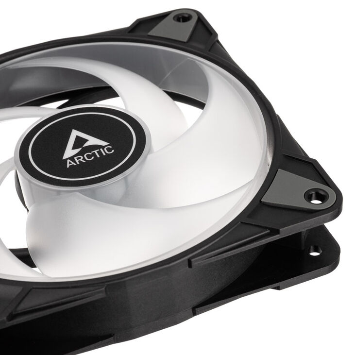 Arctic P12 PWM PST A-RGB 0db Lüfter, schwarz - 120mm, 3er Pack image number 4