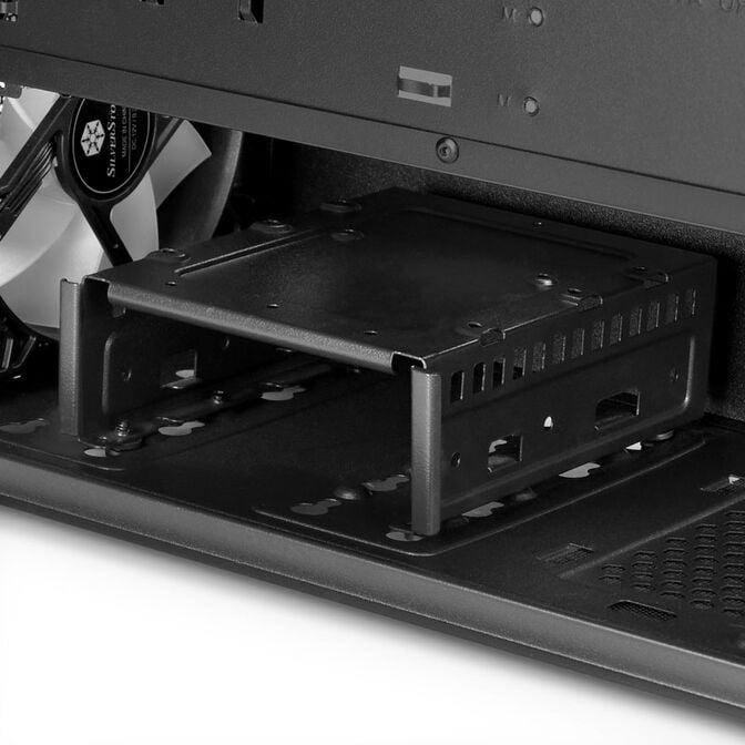 SilverStone Fara V1M Pro Micro-ATX Geh&auml;use, ARGB, Tempered Glass - schwarz image number 7