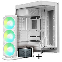 TRYX LUCA L70 Midi Tower - White + PANORAMA SE ARGB 360 Complete Water Cooling, 3D-AMOLED, 360mm - White