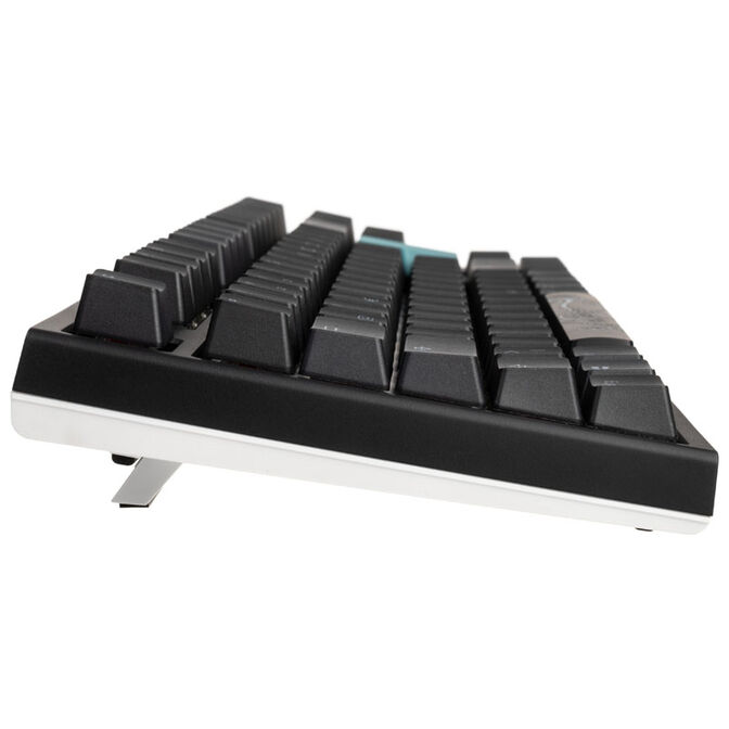 Ducky One 2 TKL PBT Gaming Tastatur, MX-Speed-Silver, RGB LED - schwarz image number 3