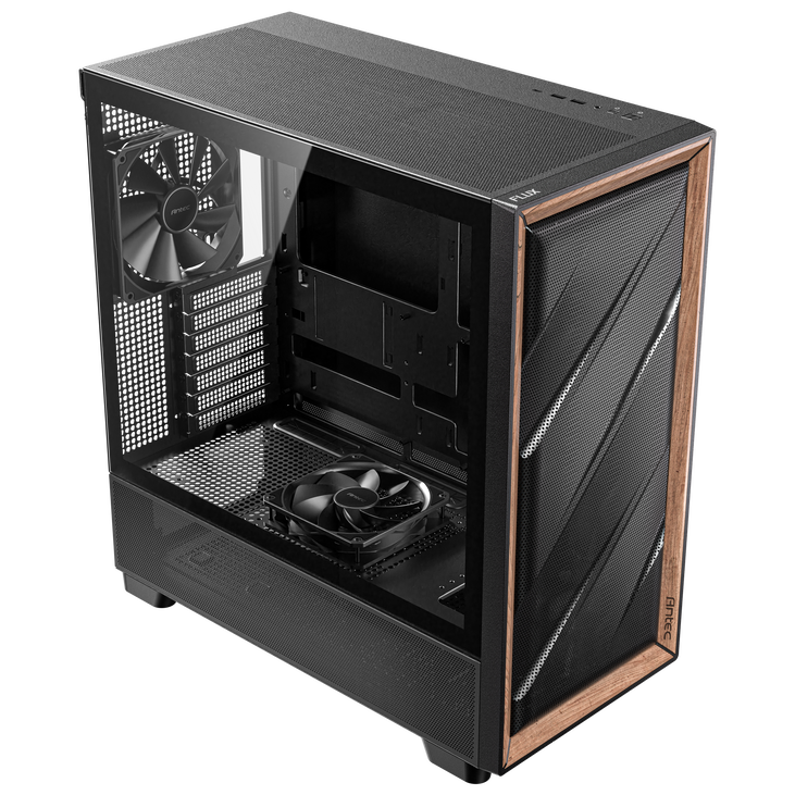 Antec Flux PC Case, Mid Tower, E-ATX, Tempered Glass – Black image number 15