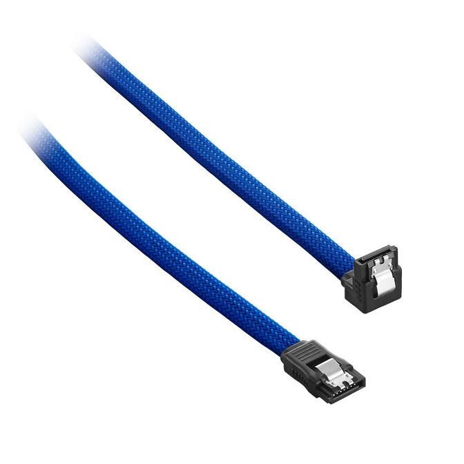 CableMod ModMesh Right Angle SATA 3 Cable 60cm - blue image number 0
