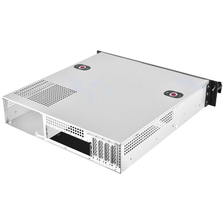 SilverStone RM21-308 Rackmount Server Case, 2U, Micro-ATX - black image number 2