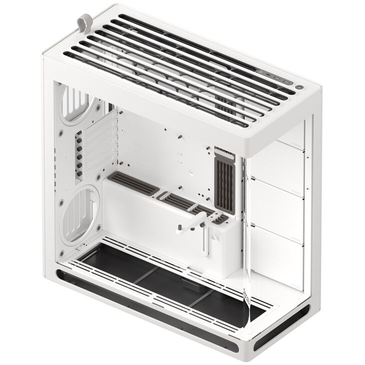 HAVN HS 420 PC-Gehäuse, Midi-Tower, E-ATX, Tempered Glass - weiß image number 2
