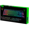 Razer BlackWidow V4 Low-Profile Tenkeyless HyperSpeed Gaming Keyboard, RGB - Orange Switches, ISO (DE) image number null