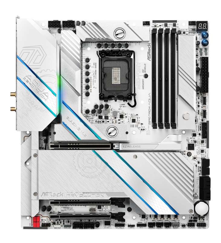 ASRock Z890 Taichi AQUA motherboard, socket LGA 1851, Intel Z890, E-ATX, DDR5 image number 2