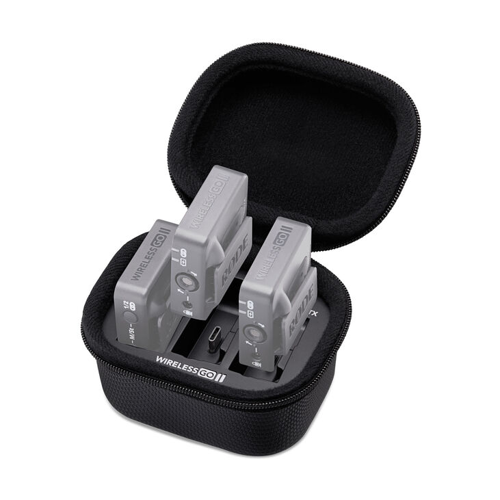 Rode Wireless GO II Charge Case - black image number 1