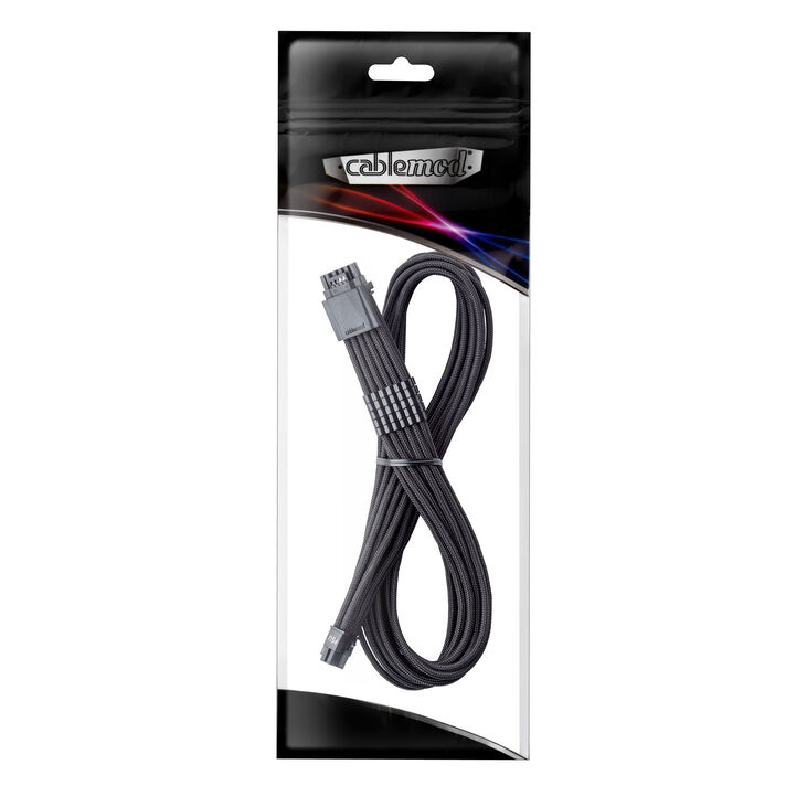 CableMod PRO ModMesh RT 12VHPWR Kabel, ASUS/Seasonic/PHANTEKS, 12V-2x6 zu 12V-2x6, StealthSense - schwarz image number 3