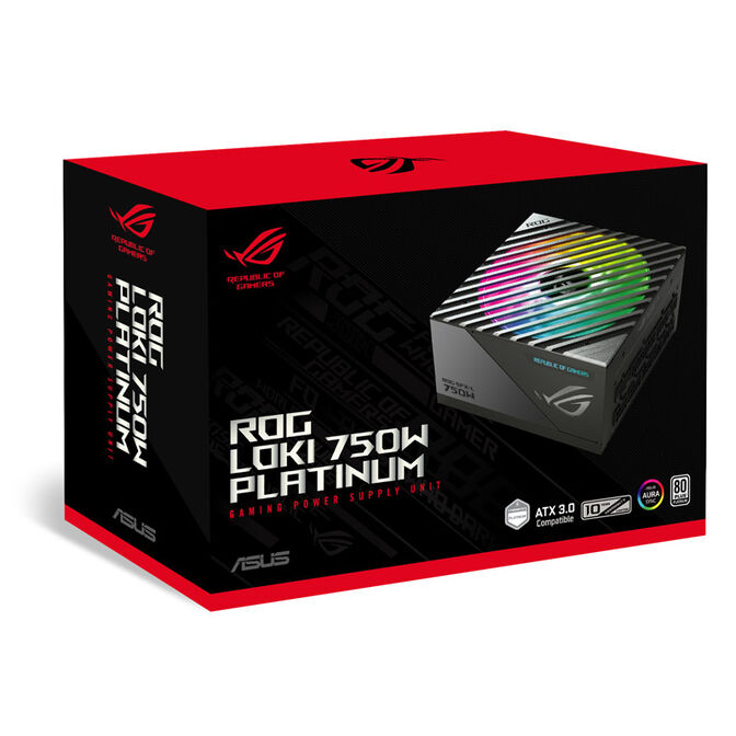 ASUS ROG Loki SFX-L 80 PLUS Platinum power supply, modular - 750 Watt image number 9