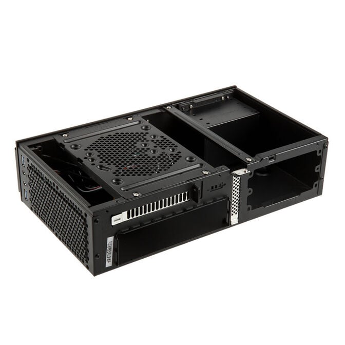 SilverStone SST-ML06B Milo HTPC Geh&auml;use - schwarz image number 3