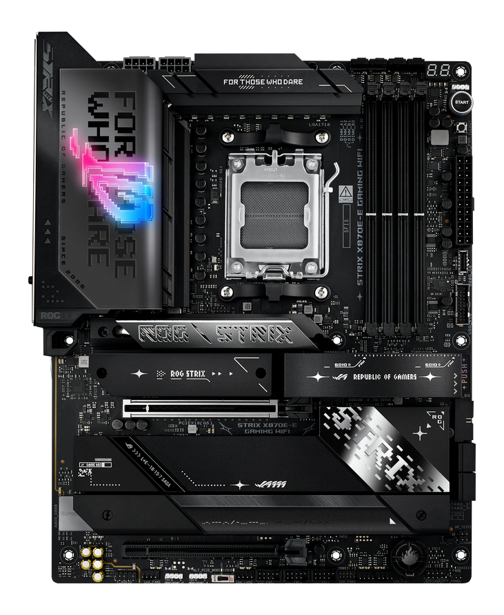 ASUS ROG Strix X870E-E Gaming WiFi motherboard, AMD X870E, Socket AM5, DDR5 image number 1