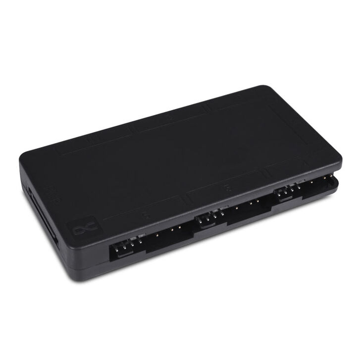 Alphacool Core 6x 4-Pin PWM/ARGB Hub/Splitter - schwarz image number 1