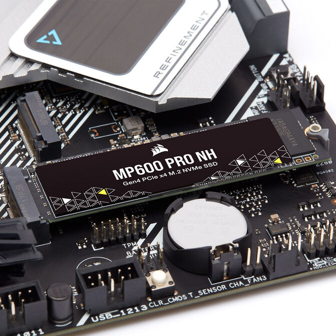 Corsair MP600 Pro NH NVMe SSD, PCIe 4.0 M.2 Typ 2280 - 1 TB image number 7