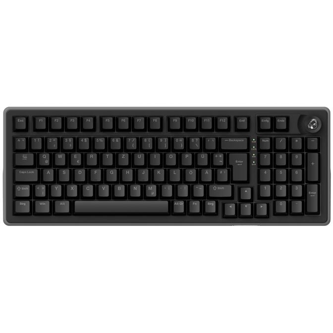 Ducky OK-HE-98 Gaming-Tastatur, Hall Effect, Haimu HE Switches, DE-Layout - schwarz image number 3