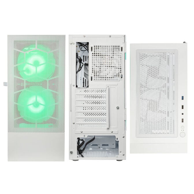 Kolink Observatory MX Mesh ARGB PC Case, Mid Tower - White image number 3