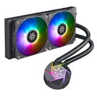 SilverStone VIDA 240 SLIM, Komplett-Wasserkühlung, schwarz - 240mm