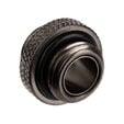 Alphacool ES Dual Adapter, Plug-in, G1/4 Female to G1/4 Female - Black image number null
