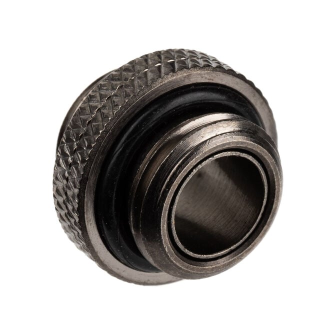 Alphacool ES Dual Adapter, Plug-in, G1/4 Female to G1/4 Female - Black image number 1