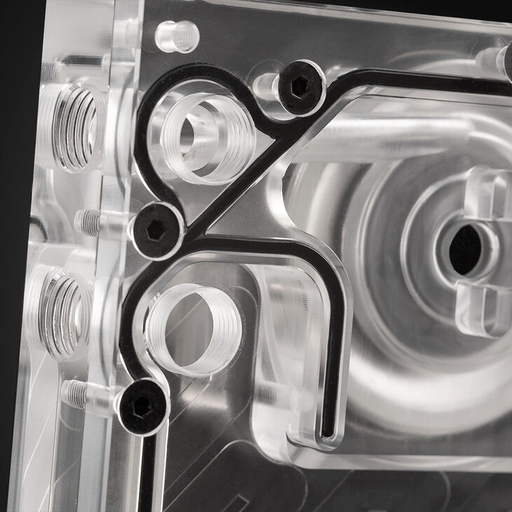 EK Water Blocks EK-Quantum Kinetic3 FLT D5/DDC Ausgleichsbehälter - 120mm, D-RGB, Acryl image number 5