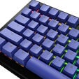 Glorious GPBT Basics Keycaps, ANSI Layout (US), PBT, Doubleshot - Mana Blue image number null