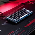 Corsair CLIPPER PRO MINI 60 Hall Effect Gaming Keyboard, Backlit RGB LED, CORSAIR MGX Core, Black PBT DS Keycaps image number null