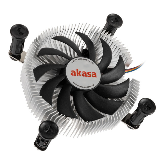 Akasa AK-CC6601EP01 Low Profile CPU Cooler - Socket LGA 1700, 26.9mm high image number 0