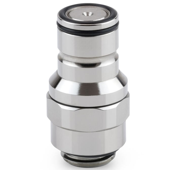 Thermal Grizzly DeltaMate Quick Disconnect Male - M, Gloss Nickel image number 0