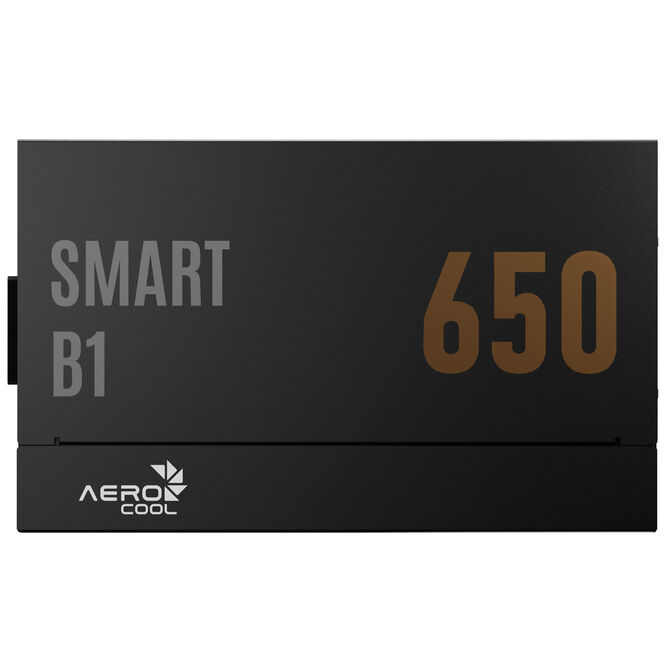 AeroCool Smart B1 80 PLUS Bronze Power Supply, PCIe 5.1, ATX 3.1 - 650 Watt, black image number 3
