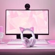 Razer Kraken Kitty V2 BT Gaming Headset, Bluetooth, Chroma RGB - white image number null