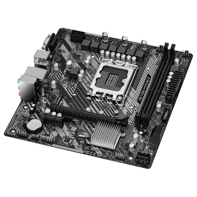 ASRock H610M-HVS/M.2 R2.0, Intel H610 Mainboard - Sockel 1700, DDR4 image number 4