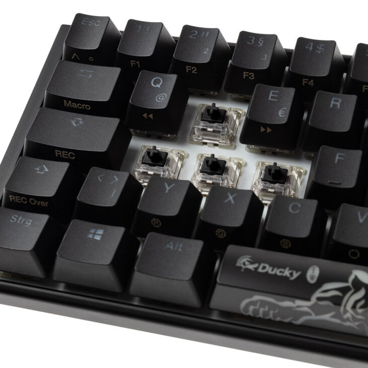 Ducky One 3 Classic Black/White Mini Gaming Tastatur, RGB LED - MX-Black image number 4