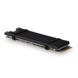 AXAGON CLR-M2L3 passiver M.2-SSD-K&uuml;hlk&ouml;rper - 2280, 3 mm H&ouml;he, Aluminium, schwarz image number null