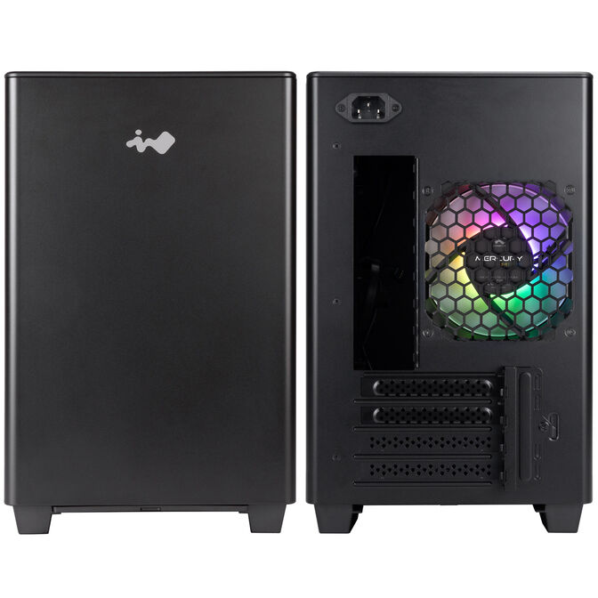 InWin A3 Mini-Tower Tempered Glass - schwarz image number 5