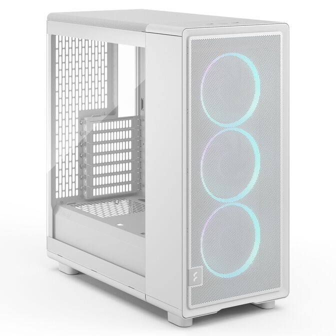 Fractal Design Epoch White RGB TG Clear tint PC-Geh&auml;use, Midi-Tower, ATX, Tempered Glass - wei&szlig; image number 1