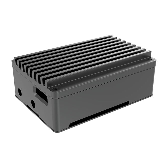 Akasa Skyline 3 Pro Geh&auml;use f&uuml;r Asus Tinker Board 3 und 3s, Aluminium, l&uuml;fterlos - schwarz image number 2