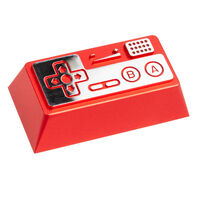 ZOMOPLUS Aluminium Keycap Retro Gamepad I - rot