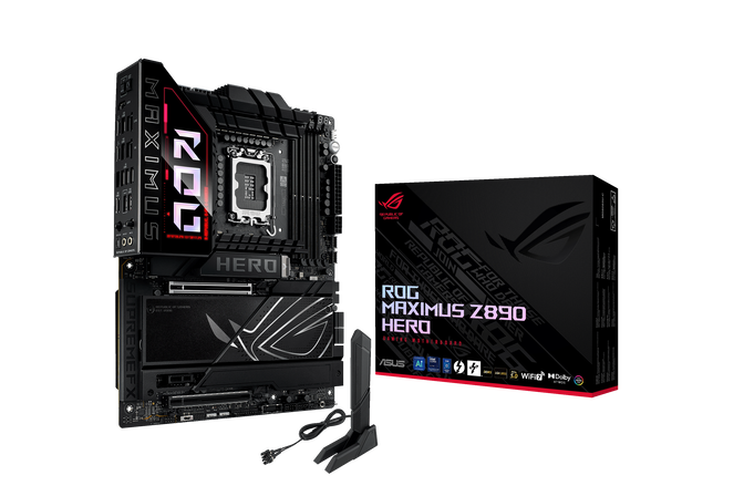 ASUS ROG Maximus Z890 Hero Mainboard, Sockel LGA 1851, Intel Z890, ATX, DDR5 image number 0