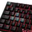 Ducky One 2 TKL PBT Gaming Tastatur, MX-Blue, RGB LED - schwarz image number null