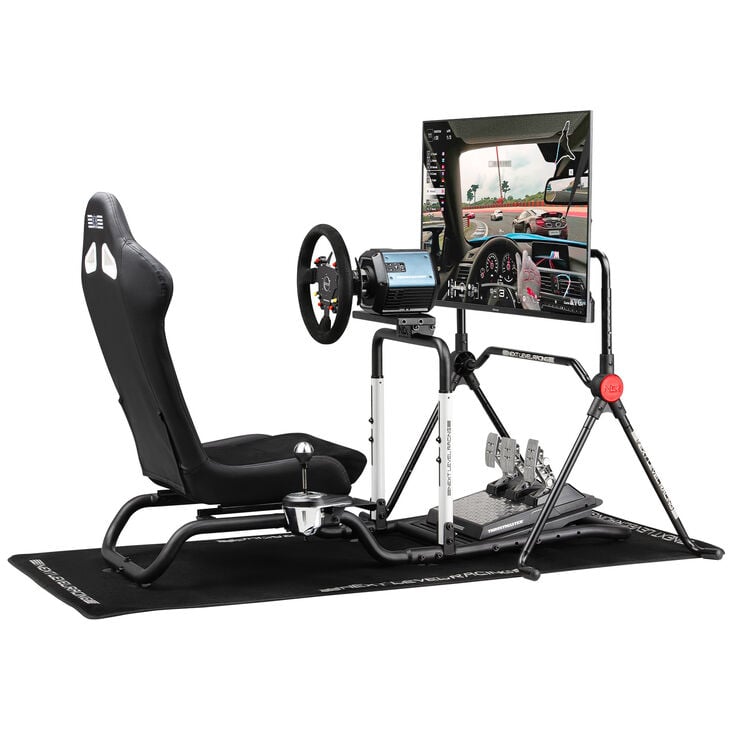 Next Level Racing Victory Sim Racing Simulator Cockpit - black image number 8