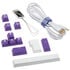 Ducky One 2 White Edition PBT Gaming Tastatur, MX-Blue, weiße LED - weiß image number null
