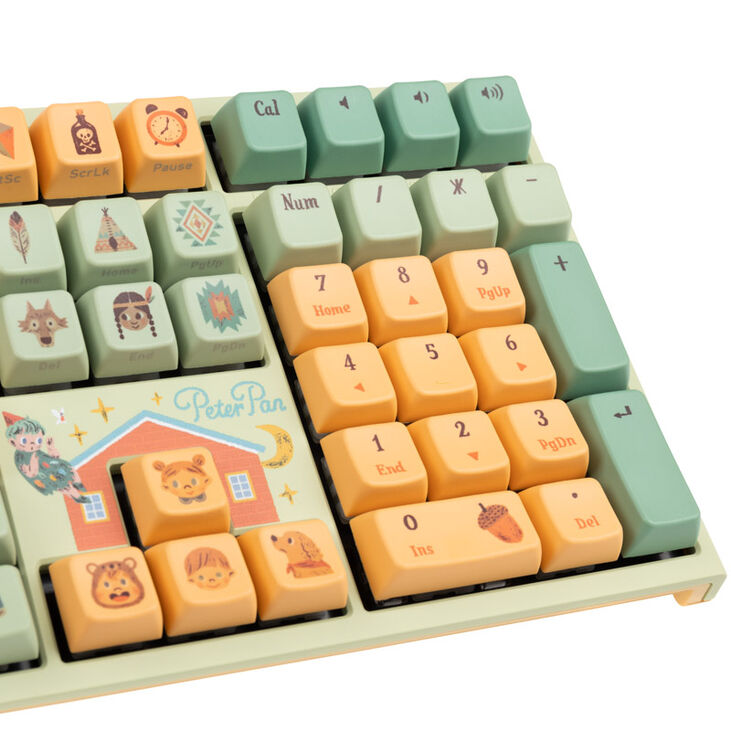Ducky x Dimanche One 2 Pro Gaming Keyboard, Peter Pan - Varmilo V2 Iris (US) image number 6