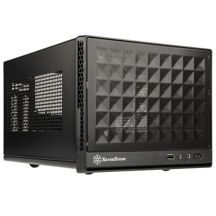 SilverStone SST-SG13B-C Sugo 13, Mini-ITX Gehäuse, Mesh Front Panel, USB Type C - schwarz image number 0