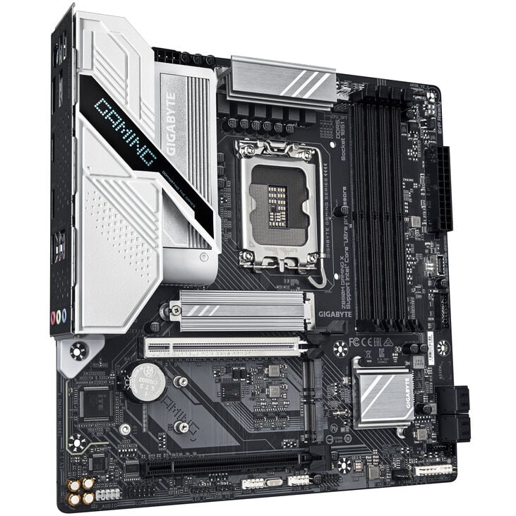 GIGABYTE Z890M GAMING X Mainboard, Sockel LGA 1851, Intel Z890, Micro ATX, DDR5 image number 1