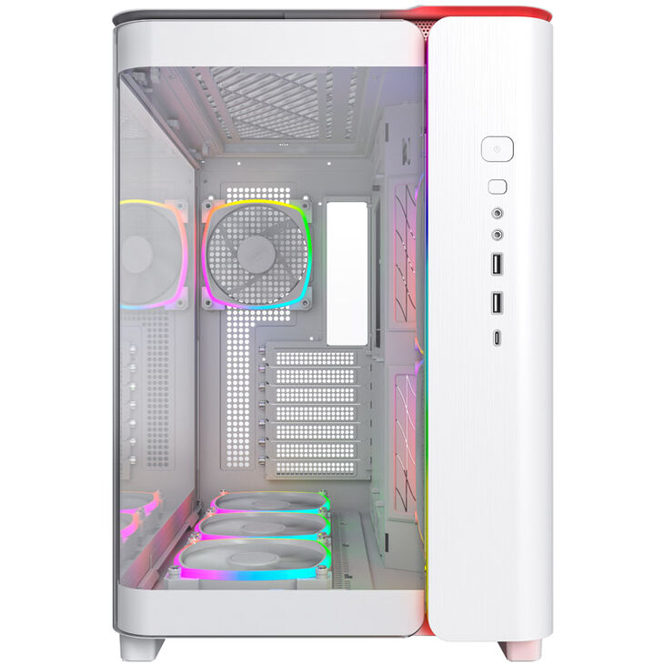 Montech KING 95 PRO Mid Tower, Tempered Glass, ARGB - White image number 2