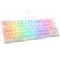 Ducky One 3 Aura White TKL Gaming Keyboard, RGB LED - MX-Blue