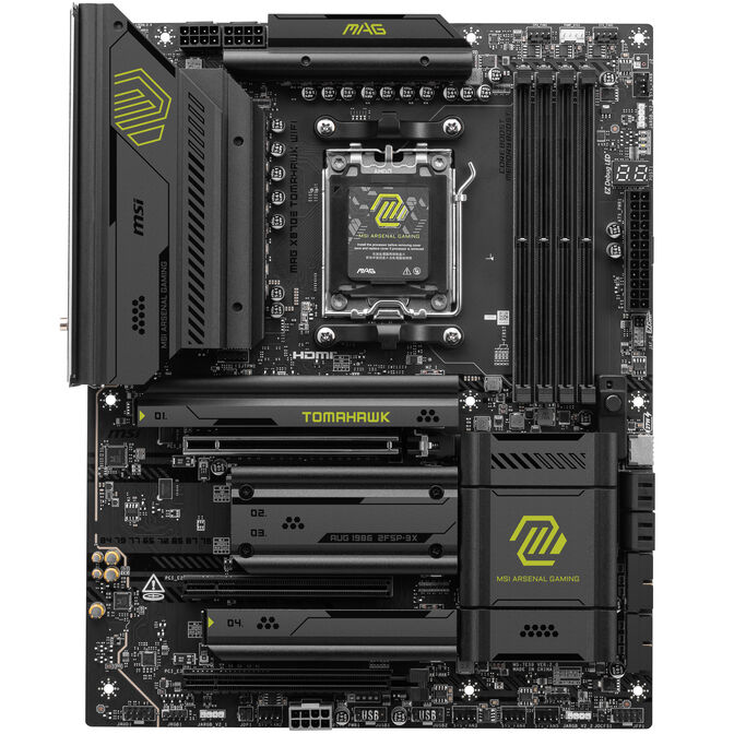 MSI MAG X870E Tomahawk WiFi Motherboard, socket AM5, AMD X870E, ATX, DDR5 image number 2
