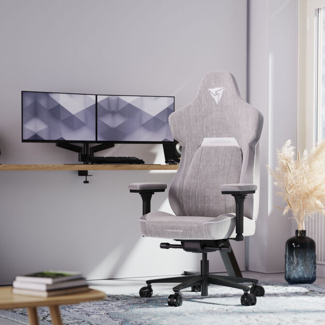 ThunderX3 CORE Loft Ergonomic Gaming Chair - Light Grey image number 8