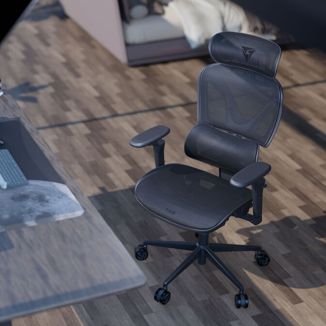 ThunderX3 XTC Pro 360 ergonomischer Gaming-Stuhl - schwarz image number 9