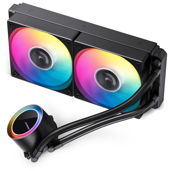 Jonsbo TG-240 AiO Wasserk&uuml;hlung, ARGB - 240mm, schwarz image number 3