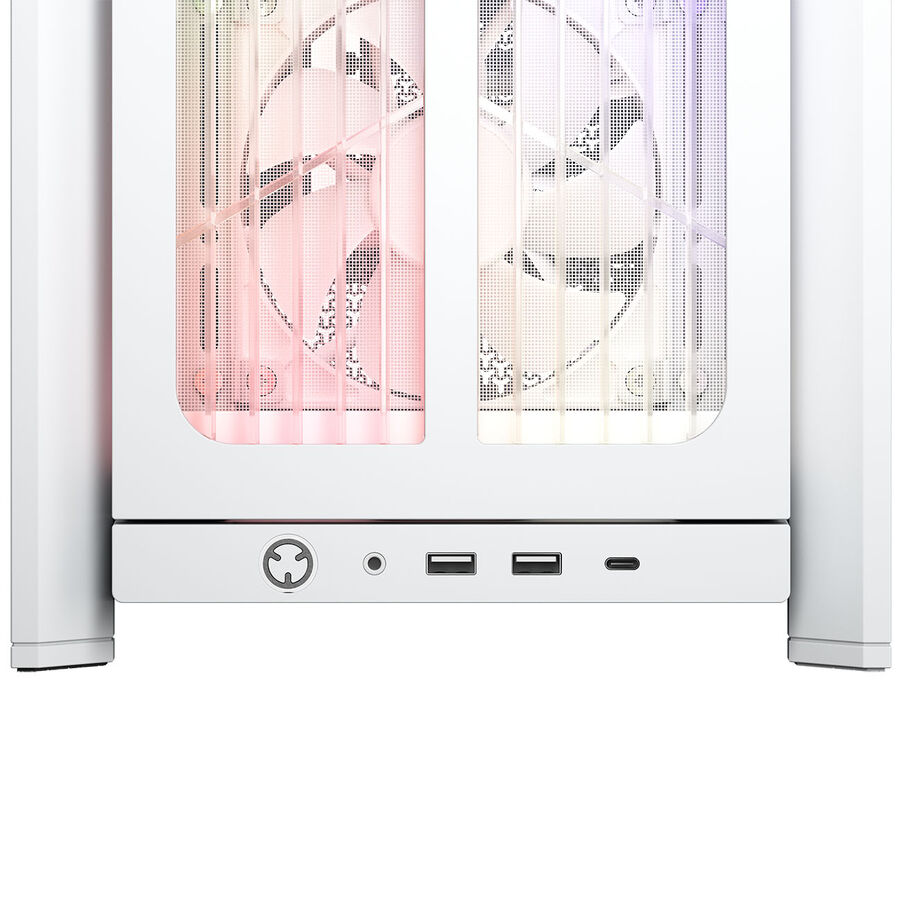 Corsair FRAME 4000X RS PC Case, Mid-Tower, E-ATX - 4x RS120 Fans, Black